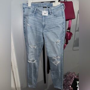 American Eagle curvy high rise jegging, X-long.